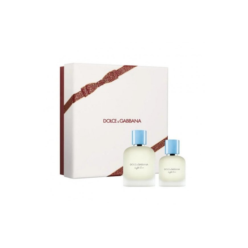 Dolce&Gabbana LIGHT Mėlynas POUR HOMME dėžutė 2 vnt.