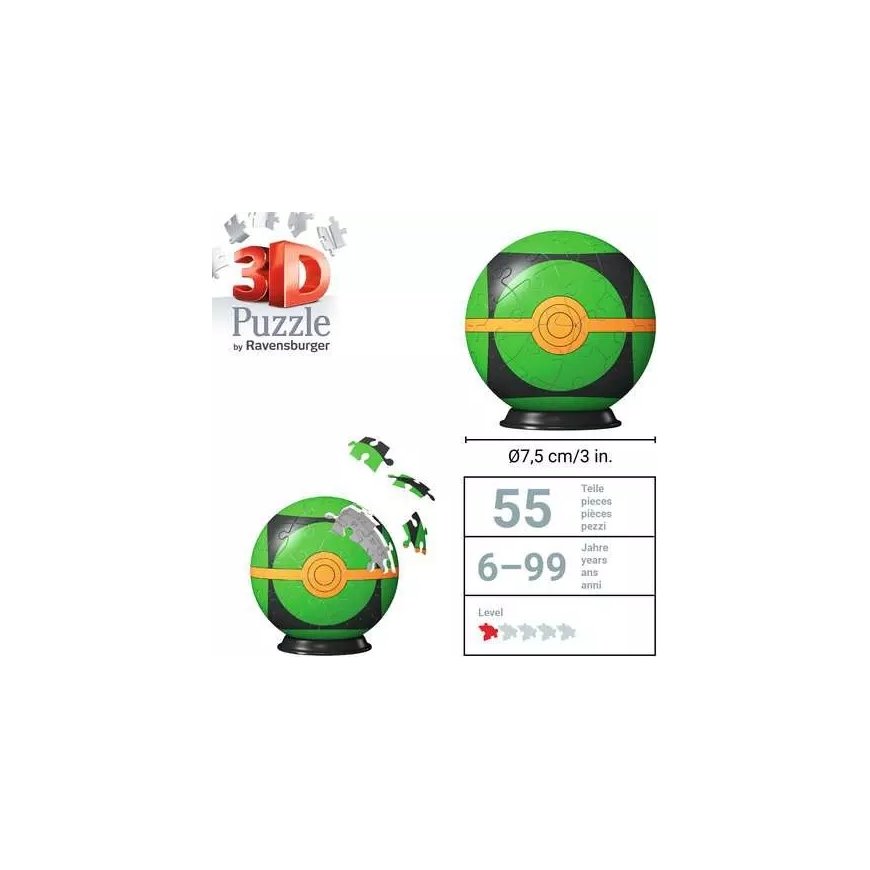 Ravensburger 116263 pusle 3D pusle 54 tk Multifilmid – 4