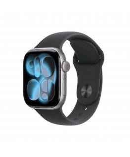 Apple Watch Series 11 OLED 42 mm Цифровой 374 x 446 пикселей Сенсорный экран 5G Серый Wi-Fi GPS (спутниковый)