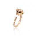 Brilio Silver Brilio Silver Stylish Gold-Plated Open Ring RI082Y Brilio Silver Brilio Silver Stylish Gold-Plated Open Ring RI082Y