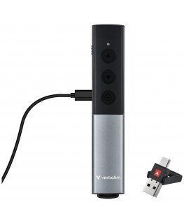 Verbatim 32366 Wifi-esittelylaite RF musta, Hopea