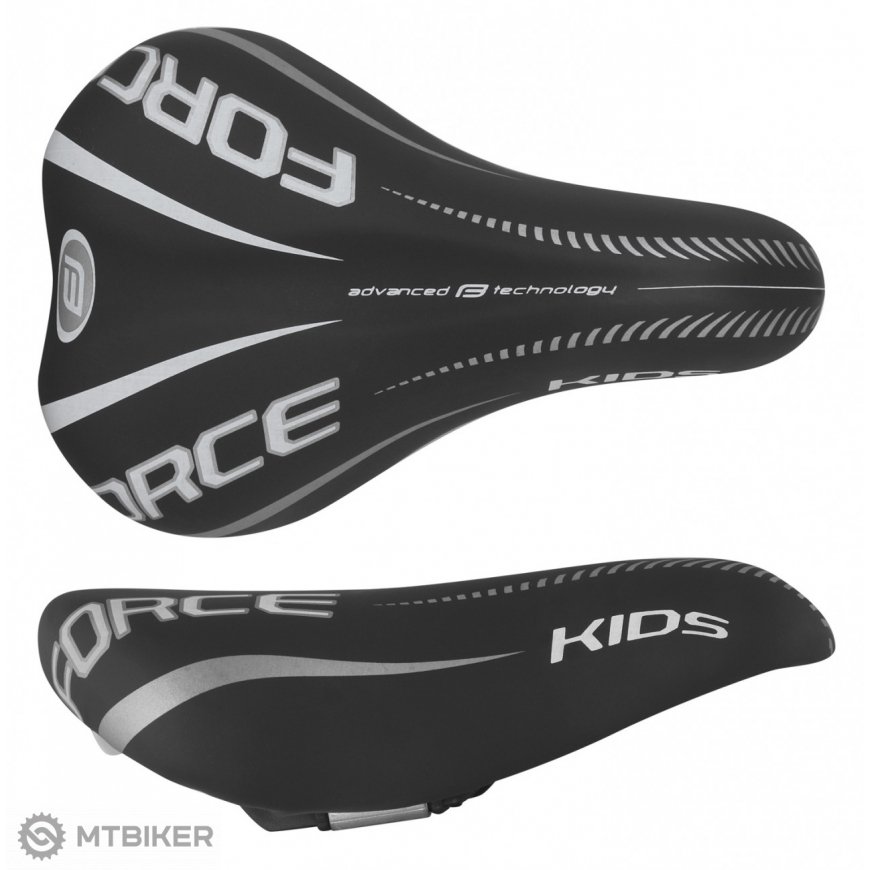 FORCE bērnu segls 16-20", melns-pelēks