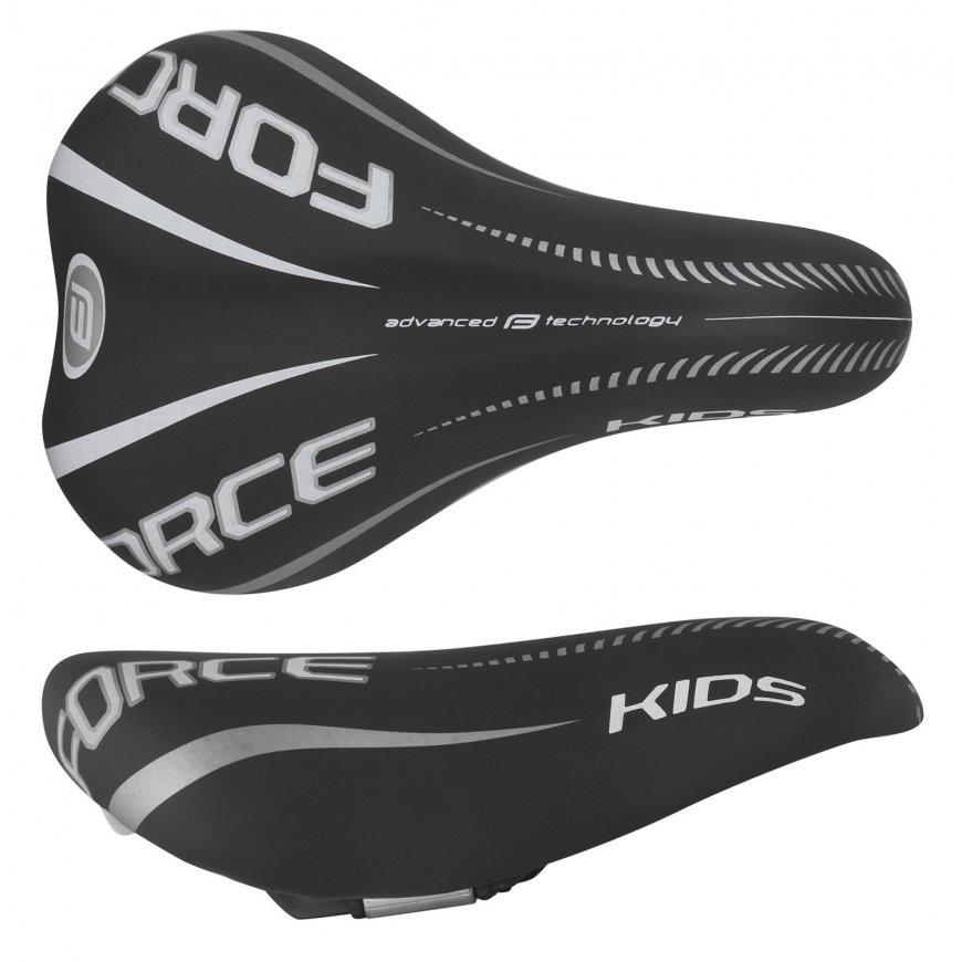 FORCE satula KIDS 16-20", musta-harmaa – 2
