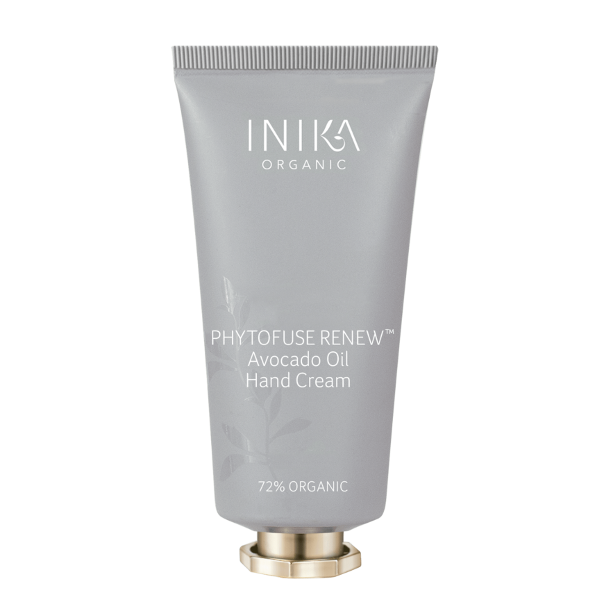 Inika Organic Rankų kremas su avokadų aliejumi „Phytofuse Renew“ (rankų kremas) 75 ml