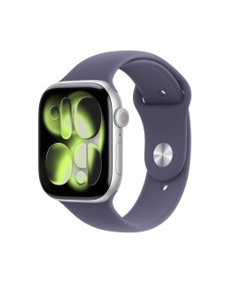 Apple Watch Series 11 OLED 46 mm Digitaalinen 416 x 496 pikseliä Kosketusnäyttö Hopea Wi-Fi GPS (satelliitti)