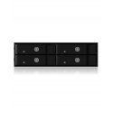 ICY BOX IB-2240SSK 13,3 cm (5.25") Salvestusketta alus Must