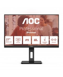 AOC E3 U27E3UF монитор для ПК 68,6 cm (27") 3840 x 2160 пикселей 4K Ultra HD LED Черный