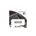 Kingston Technology DataTraveler Kyson USB-välkmälu 64 GB USB tüüp A 3.2 Gen 1 (3.1 Gen 1) Hõbe Kingston Technology DataTraveler Kyson USB-välkmälu 64 GB USB tüüp A 3.2 Gen 1 (3.1 Gen 1) Hõbe