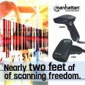 Manhattan 177672 vöötkoodilugeja Käeshoitav vöötkoodiluger 1D CCD Must Manhattan 177672 vöötkoodilugeja Käeshoitav vöötkoodiluger 1D CCD Must