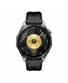 Huawei WATCH GT6 3,73 cm (1.47") AMOLED 46 mm Digitaalne 466 x 466 pikslit Puutetundlik ekraan Must GPS (satelliit)