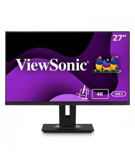 Viewsonic VG Series VG2756-4K PC lamekuvar 68,6 cm (27") 3840 x 2160 pikslit 4K Ultra HD LED Must