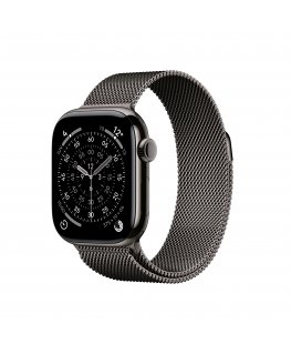 Apple Watch Series 11 OLED 42 mm Цифровой 374 x 446 пикселей Сенсорный экран 5G Титановый Wi-Fi GPS (спутниковый)