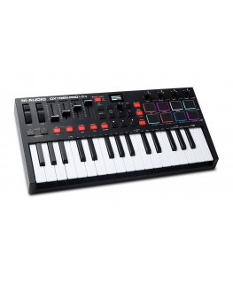 M-AUDIO Oxygen Pro Mini MIDI klaviatūra 32 raktai USB Juoda