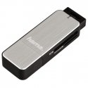Hama 123900 kortinlukija USB 3.2 Gen 1 (3.1 Gen 1) musta, Hopea Hama 123900 kortinlukija USB 3.2 Gen 1 (3.1 Gen 1) musta, Hopea