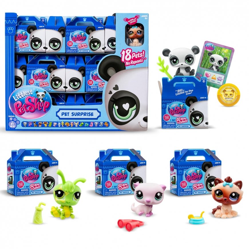Pienimmät lemmikit LITTLEST PET SHOP KERÄÄ JA NÄYTÄ -LAATIKKO