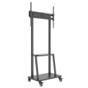 Techly Floor Stand with Shelf for 32-70" LCD/LED/Plasma TV