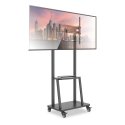 Techly Floor Stand with Shelf for 32-70" LCD/LED/Plasma TV