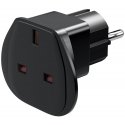 Goobay 94271 elektriskās kontaktdakšas adapters Tips F G tips (UK) Melns Goobay 94271 elektriskās kontaktdakšas adapters Tips F G tips (UK) Melns
