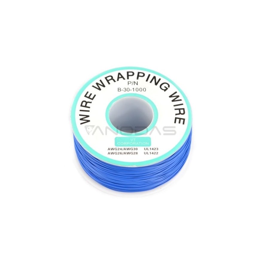 Oem isoleeritud PVC kaetud 30AWG traadi rull 250m - sinine