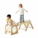 CLASSIC WORLD Puitrik Rippimise Komplekt Kolmnurk Montessori 5in1 - Laste Siseruumide Mänguväljak ja Treeninguala CLASSIC WORLD Puitrik Rippimise Komplekt Kolmnurk Montessori 5in1 - Laste Siseruumide Mänguväljak ja Treeninguala