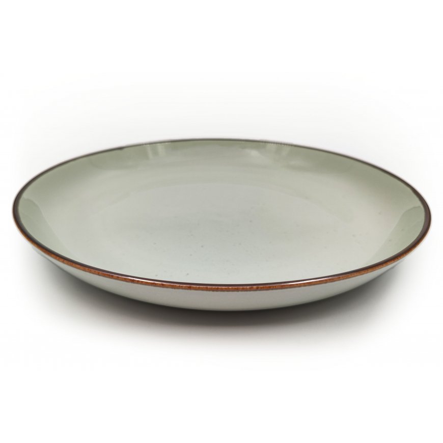 Alumiiniumist Taldrik NOSTALGIA Valge, terava serv, portselan, D 27 cm, tk