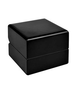 Jk Box Black Wooden Ring Box BB-2 / A25