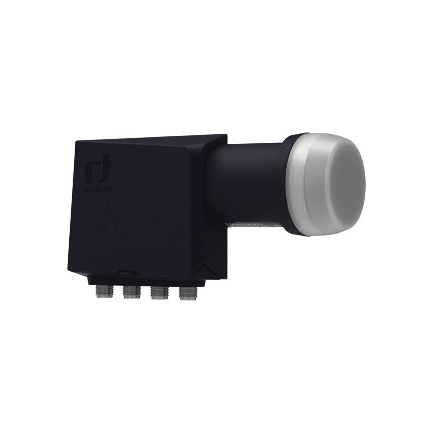 Inverto IDLP-QTL413 Premium Quattro palydovinis keitiklis (LNB) Juoda