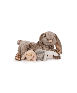 Triušių mama su 3 triušiukais Cozy Noxxiez FP503