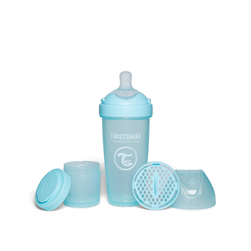Twistshake Anti-Colic Bottle Pro Double 330ml Blue 79041