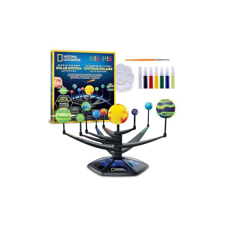 NATIONAL GEOGRAPHIC komplekts Luminiscējošais Saules sistēma, CRSOLARSYS6L