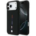 BMW M Silicon Tricolor Line MagSafe Case for iPhone 17 Pro Max B