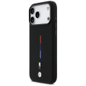 BMW M Silicon Tricolor Line MagSafe Case for iPhone 17 Pro Max B