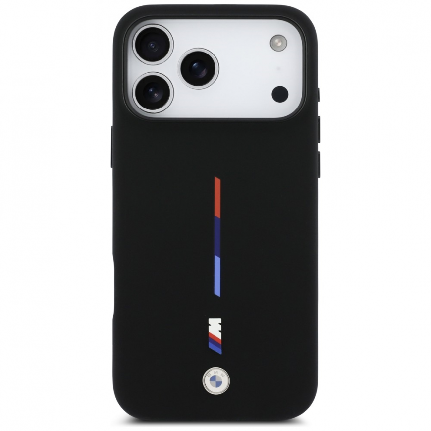 BMW M Silicon Tricolor Line MagSafe Case for iPhone 17 Pro Max B – 3
