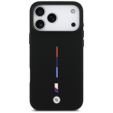 BMW M Silicon Tricolor Line MagSafe Case for iPhone 17 Pro Max B