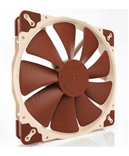 Noctua NF-A20 FLX Корпус компьютера Вентилятор 20 cm Бежевый, Коричневый