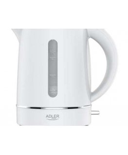 Adler AD 1385 baltas elektrinis virdulys 1,7 l su filtros antiwapienniu ir automatinio išsijungimo funkcija.