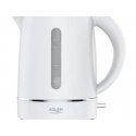 Adler AD 1385 White Electric Kettle 1.7 L with Anti-Scale Filter and Automatic Shut-Off Adler AD 1385 White Electric Kettle 1.7 L with Anti-Scale Filter and Automatic Shut-Off
