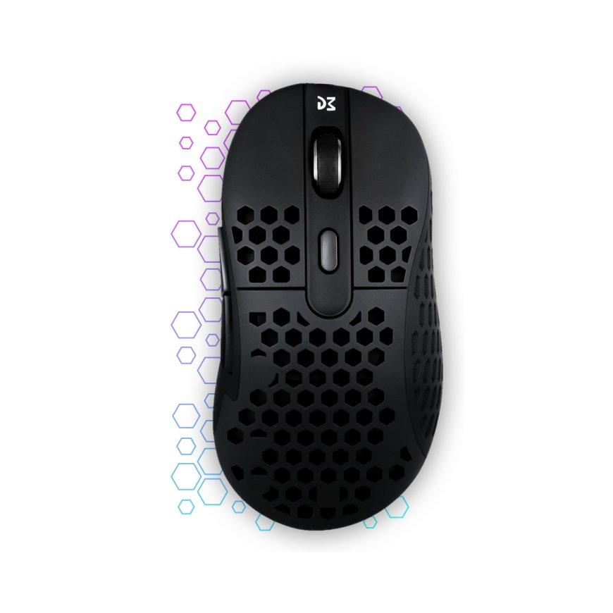 Dream Machines DM6 Holey Trio mouse RF Wireless + Bluetooth 19000 DPI – 3