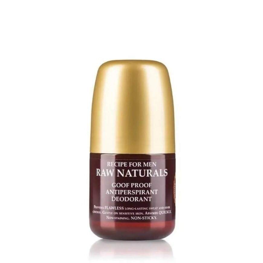 Raw Naturals, Goof Proof, Antipruritinė, Antiperspirantas, Vyrams, 60 ml – 2