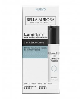 Bella Aurora LUMIDERM антимакулярный и увлажняющий 2 в 1 сыворотка-крем SPF20 30 мл