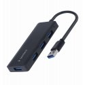 Gembird UHB-U3P4-03 laptop dock/port replicator Wired USB 3.2 Gen 1 (3.1 Gen 1) Type-A Black