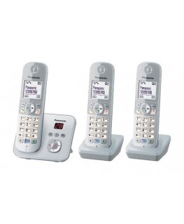 Panasonic KX-TG6823 DECT telefonas Skambintojo ID Sidabras, Balta