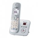 Panasonic KX-TG6823 DECT telefons Zvanītāja ID Sudrabs, Balts Panasonic KX-TG6823 DECT telefons Zvanītāja ID Sudrabs, Balts
