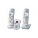 Panasonic KX-TG6823 DECT telephone Caller ID Silver, White Panasonic KX-TG6823 DECT telephone Caller ID Silver, White