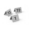 Information Plate TABLE NUMBER 13-24 stainless steel set of 12 pcs. - Hendi 663851