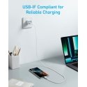 Anker A81F5G21 USB кабель 0,9 m USB C Белый