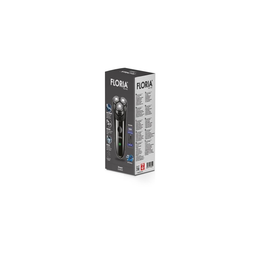 Shaver Floria ZLN 8542, black, power 5W – 3