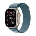 Apple Watch Ultra 3 GPS + Cellular 49mm Natural Titanium Case with Light Blue Alpine Loop - Medium Apple Watch Ultra 3 GPS + Cellular 49mm Natural Titanium Case with Light Blue Alpine Loop - Medium