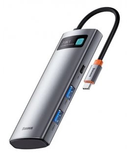 Baseus Metal Gleam USB Type-C 5000 Mbit/s Grey