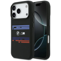 BMW M Silicon Horizontal Line MagSafe Case for iPhone 17 Pro Bla